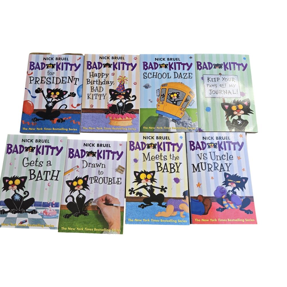 Bad Kitty 8 Pack Book Bundle